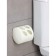 Keeplex Light toilet paper holder, 13.4 × 13 × 12.4 cm, color white cloud