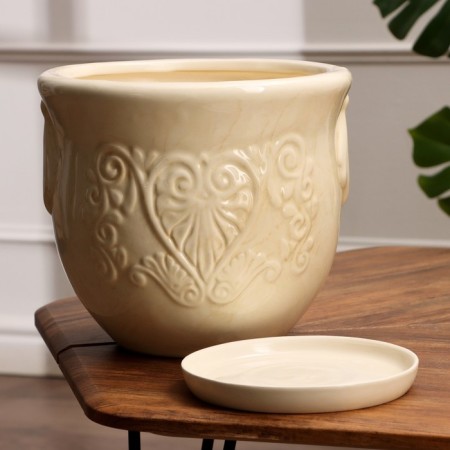Set of pots 3pcs. Sirius White: 8.5l, 3.5l, 1.6l-2