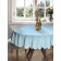 The tablecloth “Winter Fairy Tale”, Round, Saten, D = 150 cm