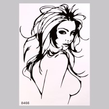 Stick 3D Interior girl 61*42cm
