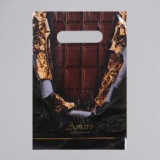Gorky chocolate package, polyethylene with a cut pen, 30 μm 20 x 30 cm