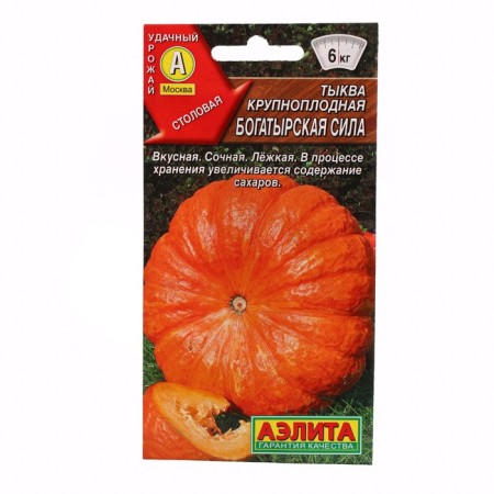 Large -fruited pumpkin seeds "heroic power", c/p, 1 g