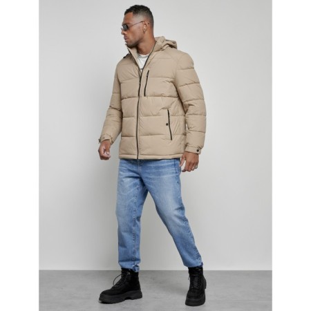 Sports male winter, size 58, beige color-1