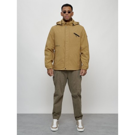 Sports male jacket, size 54, beige color-1