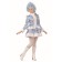 Snegurochka carnival costume, blue patterns, size 46, height 170 cm