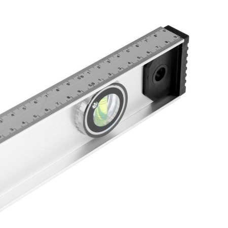 The level of aluminum tundra "rail", 3 eyes (1 rotary), 600 mm-5