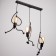Lamp Bayerlux 1949/3 E27 40W Black