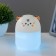 Night-owner "Satisfied cat" LED 2W USB 250ml white 8.4x8.4x10.8 cm Risalux