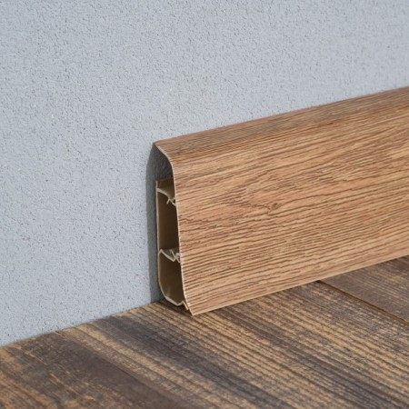 Floor skirting board 55mm "decoration", 211 oak rustic 2.2m