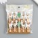 Decor for creativity wood "Procurep. Lama and cacti" set of 10 pcs 5x2x1.2 cm