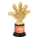 The award figure “For active participation”, five, goblet, plastic, gold, 6.5 x 10.5 x 4 cm.