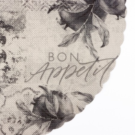 Serving napkin "Bon appetit", D = 38 cm-1