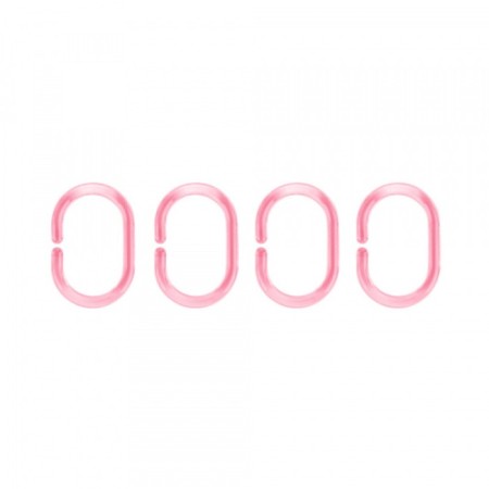 Rings for curtains, 12 pcs, pink BT-H-002