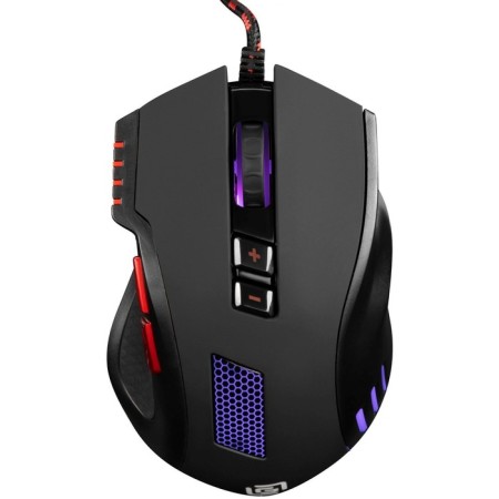 Mouse call 806G black/red optical (3200DPI) USB (8but)-7