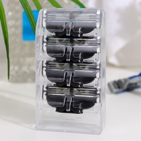 Replaceable shaving cassettes, 4 pcs, compatible with Gillette Mach3-1