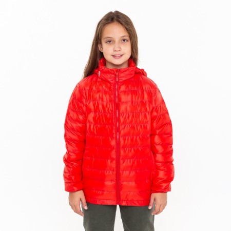 Jacket for girls, red color, height 152 cm