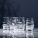 Set of crystal stops for wine, 50 ml, 6 pcs