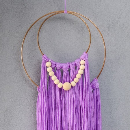 Panel wall textile "Boho" purple-1