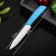 Knife ceramic shade "Simple", blade 12.5 cm, handle Soft Touch, Blue Color Blue