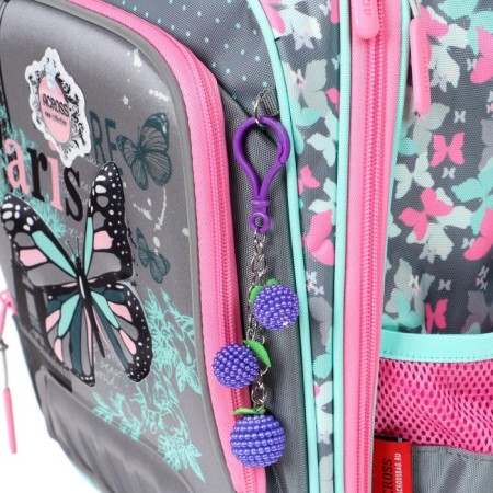 Frame backpack 39 x 29 x 17 cm, gray/turquoise ACR22-179-11-11