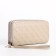 Women's wallet with lightning, beige color