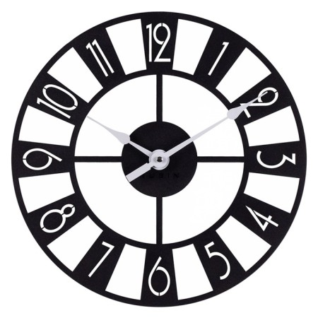 Watching clock, interior "darts", silent, d-35 cm, black, aa-2