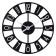 Watching clock, interior "darts", silent, d-35 cm, black, aa