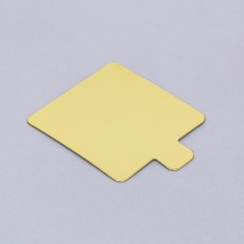 Сольерка, золото - серебро, 7,5 х 7,5 см, 0,8 мм
