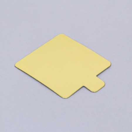 Soldier, gold - silver, 7.5 x 7.5 cm, 0.8 mm