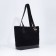 Zipper bag, external pocket, black color