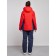Ski costume female winter, size 54, red color