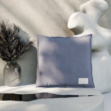 Ethel pillow, 45x45+1 cm, blue, 100% cotton