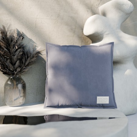 Ethel pillow, 45x45+1 cm, blue, 100% cotton
