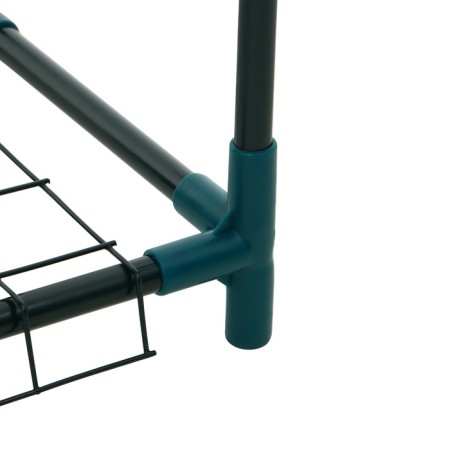 Greenhouse-string 3 shelves (mesh) 46*24*80 cm, PVC film, met. Pipe D-12 mm-21