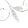 Iris chandelier 5xe14 40w is white with a golden patina 66x66x46-105 cm Bayerlux