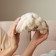 Women's slippers, size 40-41, milk color