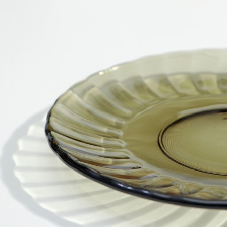 Dessert plate Elica, D = 16 cm, haze, glass-2