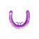 Fallomitator two -sided with vibropuli Toyfa DUBLE DILDO, TPR, purple color, 35 cm