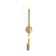 Bra Maytoni Mod166WL-L12G3K, LED, 13W, 84.4x16.7x3 cm, 600lm, color gold