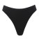 Panties female thongs are seamless, black color, size 42-46 (S-m)