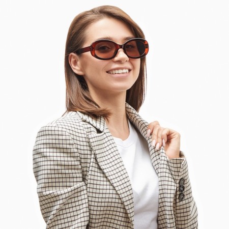 Sunglasses "OneSun", UV 400, pipe 14.5 cm, width 14.5 cm, lens 5 x 6.5 cm-2