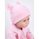 Children's cap Amarobaby Nature Essence Bear, size 42-44, pink color