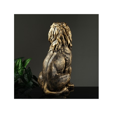 Figure "Leo Young" black gold, 70x35x43cm-3