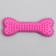 Chewing toy plow "Bone for massage", 11 x 4 x 2 cm, pink