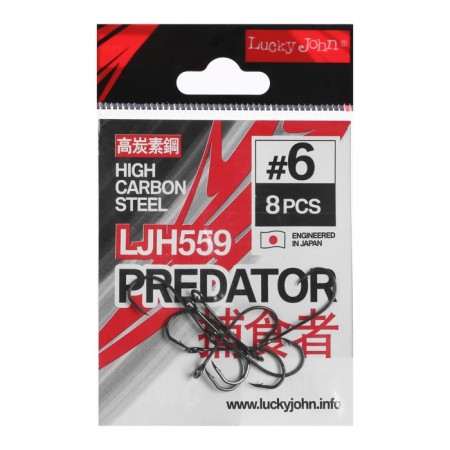 Hooks Lucky John, series LJH, No. 06, 8 pcs.