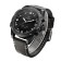 Electronic watch watches, D-5 cm, with an alarm clock, calendar, backlight, 1 atm, black