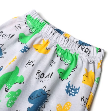 Pajamas for boys, gray/dino color, height 116 cm-3