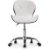 Computer chair Trizor Metal/Eco -leather, Chrome/Black/White 53x53x69 cm