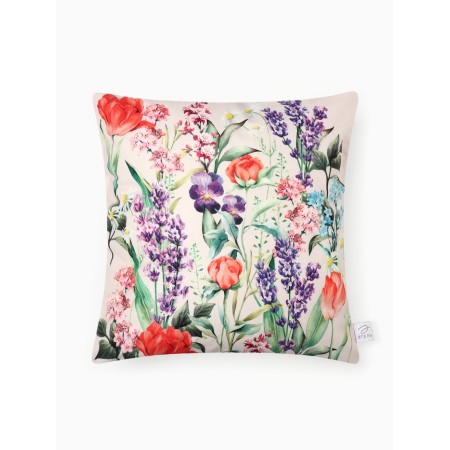 A set of decorative pillowcases Ethel "Oour Home", 4 pcs, 40*40 cm, velor-8