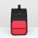 Bag - animal transportation, semicircular with pvc pockets, 37 x 18 x 25 cm, red